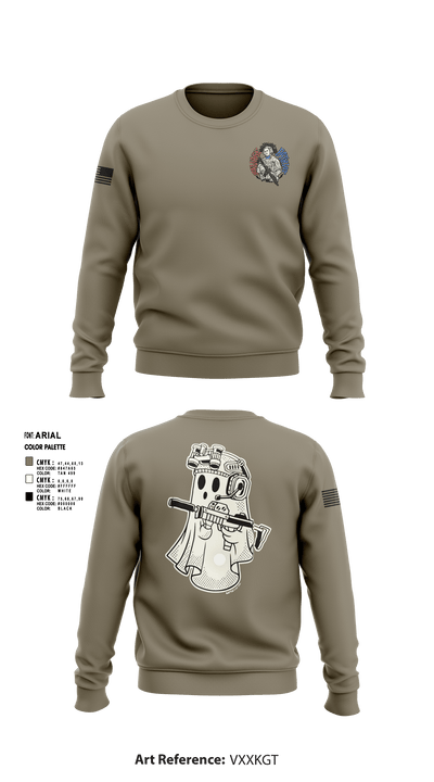 5th special forces group 40960860 Crew Neck Sweatshirt - 3