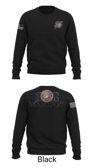 Crew Neck Sweatshirt, 806 MarinesBoots and Badges of the South Plains, Fire Department, Teamtime, Team time, sublimation, custom sports apparel, team uniforms, spirit wear, spiritwear, sports uniforms, custom shirts, team store, custom team store, fundraiser sports, apparel fundraiser