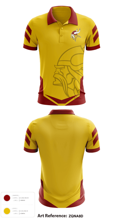 Mission Valley Senior High School Volleyball 58304550 Short Sleeve Performance Polo - 2