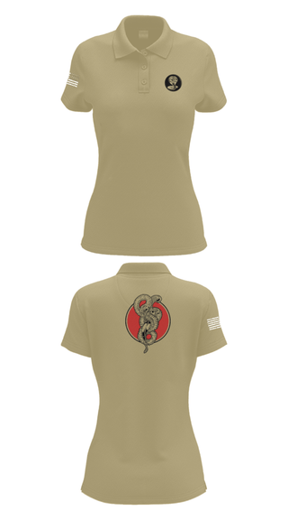 Women's Short Sleeve Performance Polo, Red WarriorsCobras, Army, Teamtime, Team time, sublimation, custom sports apparel, team uniforms, spirit wear, spiritwear, sports uniforms, custom shirts, team store, custom team store, fundraiser sports, apparel fundraiser