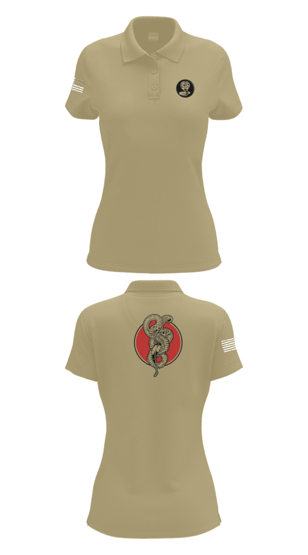 Women's Short Sleeve Performance Polo, Red WarriorsCobras, Army, Teamtime, Team time, sublimation, custom sports apparel, team uniforms, spirit wear, spiritwear, sports uniforms, custom shirts, team store, custom team store, fundraiser sports, apparel fundraiser