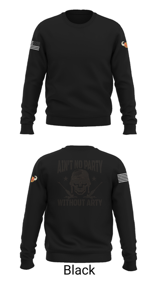 Crew Neck Sweatshirt, 1-320th FA, Fox Battery, , Teamtime, Team time, sublimation, custom sports apparel, team uniforms, spirit wear, spiritwear, sports uniforms, custom shirts, team store, custom team store, fundraiser sports, apparel fundraiser