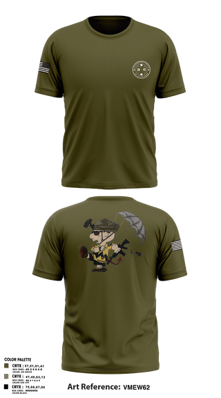 Old School Cotton Feel Shirt, 3rd Platoon, CCo, 1-508th PIR, , Teamtime, Team time, sublimation, custom sports apparel, team uniforms, spirit wear, spiritwear, sports uniforms, custom shirts, team store, custom team store, fundraiser sports, apparel fundraiser