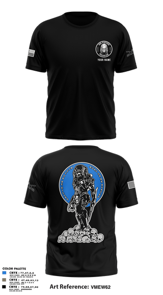 Old School Cotton Feel Shirt, 3rd Platoon, Army, Teamtime, Team time, sublimation, custom sports apparel, team uniforms, spirit wear, spiritwear, sports uniforms, custom shirts, team store, custom team store, fundraiser sports, apparel fundraiser