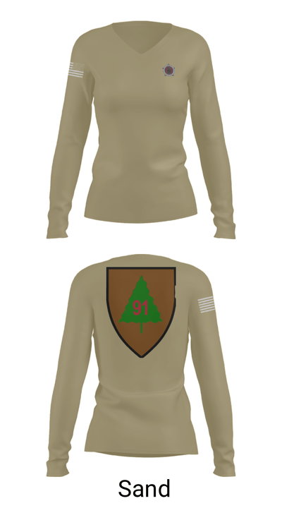 4-361st OC/T 3929267 Women's Long Sleeve V-neck Shirt - 97
