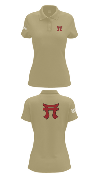 Women's Short Sleeve Performance Polo, 187th Iron Rakkasans, Army, Teamtime, Team time, sublimation, custom sports apparel, team uniforms, spirit wear, spiritwear, sports uniforms, custom shirts, team store, custom team store, fundraiser sports, apparel fundraiser