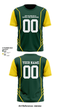 New Milford Bulls Football And Cheerleading 19489077 Short Sleeve Performance Shirt - 2