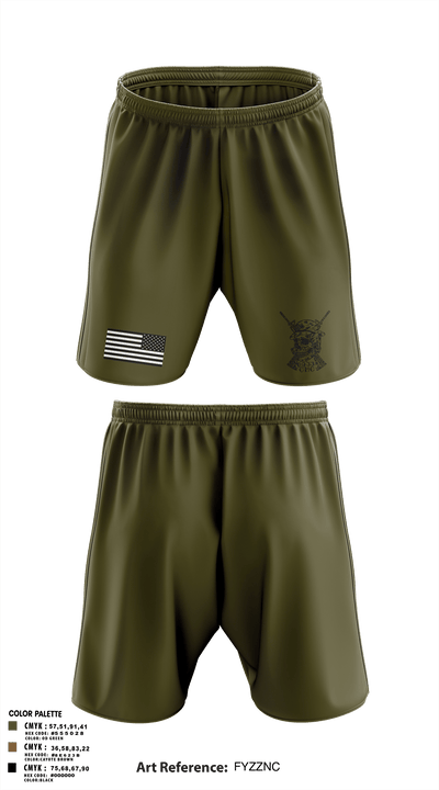 Range Company 26691107 Athletic Shorts With Pockets - 1