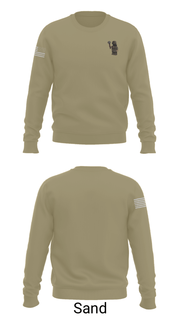 Crew Neck Sweatshirt, CRT 1, Army, Teamtime, Team time, sublimation, custom sports apparel, team uniforms, spirit wear, spiritwear, sports uniforms, custom shirts, team store, custom team store, fundraiser sports, apparel fundraiser