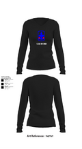 C co 29 BSB 47776352 Women's Long Sleeve V-neck Shirt - 21