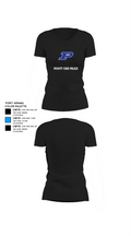 Pewitt CISD Police 8809004 Women's Short Sleeve V-neck Shirt - 23