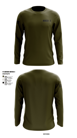 Long Sleeve Performance Shirt, NMCB 3, Navy, Teamtime, Team time, sublimation, custom sports apparel, team uniforms, spirit wear, spiritwear, sports uniforms, custom shirts, team store, custom team store, fundraiser sports, apparel fundraiser