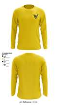 New Milford Bulls Football And Cheerleading 19489077 Long Sleeve Performance Shirt - 24
