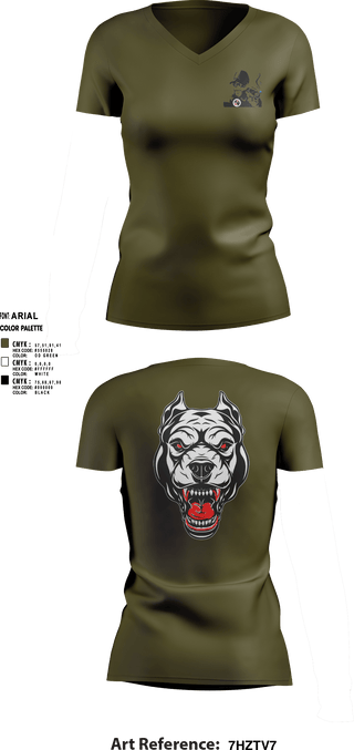Women's Short Sleeve Vneck Shirt, Oscar Golf Charlie Tango, Army, Teamtime, Team time, sublimation, custom sports apparel, team uniforms, spirit wear, spiritwear, sports uniforms, custom shirts, team store, custom team store, fundraiser sports, apparel fundraiser