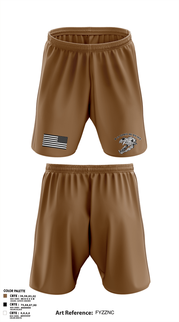 Athletic Shorts With Pockets, B co 224th MI BN MX, Army, Teamtime, Team time, sublimation, custom sports apparel, team uniforms, spirit wear, spiritwear, sports uniforms, custom shirts, team store, custom team store, fundraiser sports, apparel fundraiser