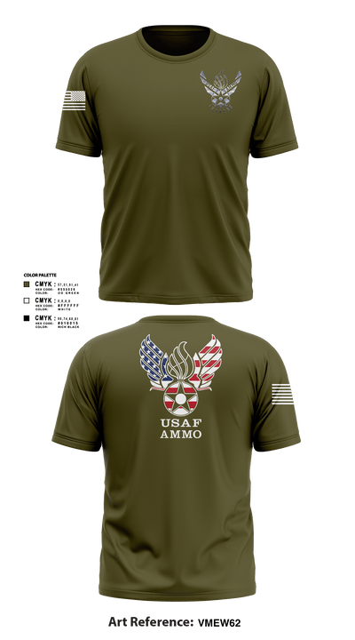 7th Munitions Sq 29669967 Short Sleeve Performance Shirt - 101