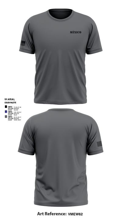 México 77334867 Short Sleeve Performance Shirt - 3