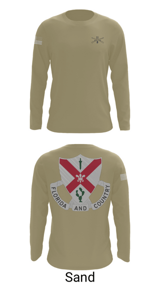 Long Sleeve Performance Shirt, C Co 1-124 Rifle Company, National Guard, Teamtime, Team time, sublimation, custom sports apparel, team uniforms, spirit wear, spiritwear, sports uniforms, custom shirts, team store, custom team store, fundraiser sports, apparel fundraiser