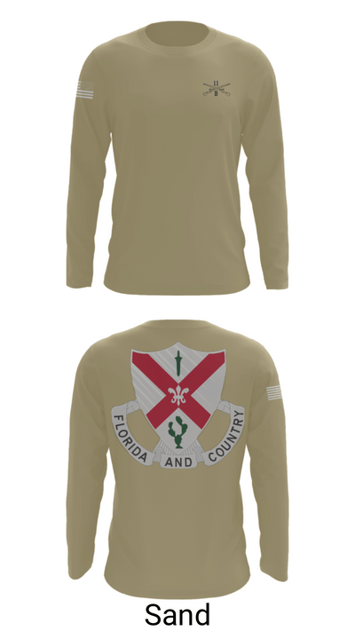C Co 1-124 Rifle Company 57736053 Long Sleeve Performance Shirt - 82