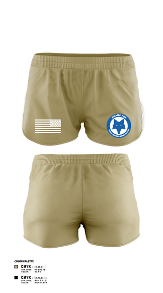 Women's Shorts, 169th FW, Air Force, Teamtime, Team time, sublimation, custom sports apparel, team uniforms, spirit wear, spiritwear, sports uniforms, custom shirts, team store, custom team store, fundraiser sports, apparel fundraiser