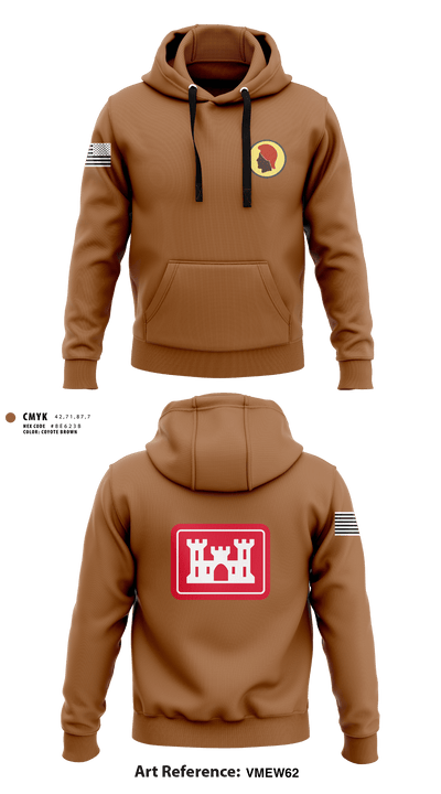 230th Engineer Corps 67785067 Hoodie - 1
