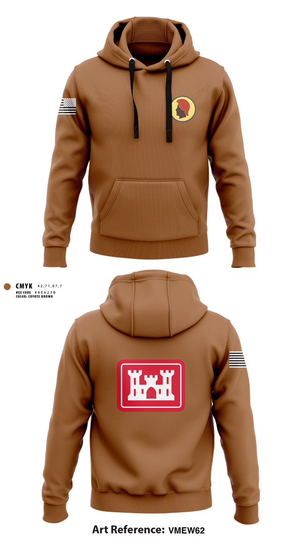 Hoodie, 230th Engineer Corps, , Teamtime, Team time, sublimation, custom sports apparel, team uniforms, spirit wear, spiritwear, sports uniforms, custom shirts, team store, custom team store, fundraiser sports, apparel fundraiser