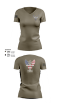 7th Munitions Sq 29669967 Women's Short Sleeve V-neck Shirt - 103
