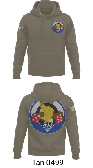 Hoodie, 506th PIR, Army, Teamtime, Team time, sublimation, custom sports apparel, team uniforms, spirit wear, spiritwear, sports uniforms, custom shirts, team store, custom team store, fundraiser sports, apparel fundraiser