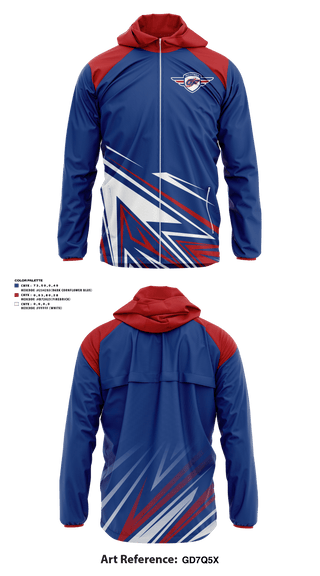 Windbreaker, Grand Forks Youth Hockey Association, Ice Hockey, Teamtime, Team time, sublimation, custom sports apparel, team uniforms, spirit wear, spiritwear, sports uniforms, custom shirts, team store, custom team store, fundraiser sports, apparel fundraiser