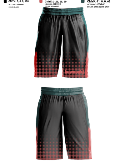 Kawasaki 87939486 Mens Basketball Shorts 2