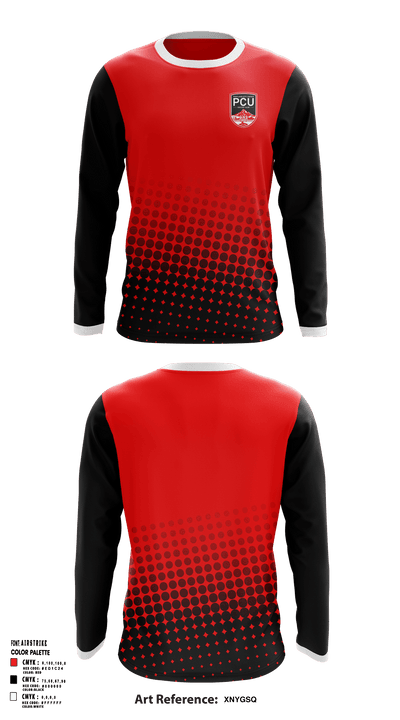 Portland City United Soccer Club 63906835 Long Sleeve Performance Shirt - 1