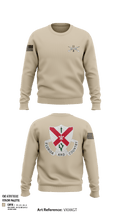 C Co 1-124 Rifle Company 57736053 Crew Neck Sweatshirt - 3