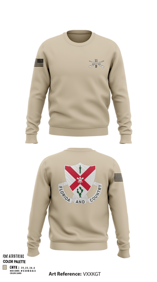 Crew Neck Sweatshirt, C Co 1-124 Rifle Company, National Guard, Teamtime, Team time, sublimation, custom sports apparel, team uniforms, spirit wear, spiritwear, sports uniforms, custom shirts, team store, custom team store, fundraiser sports, apparel fundraiser
