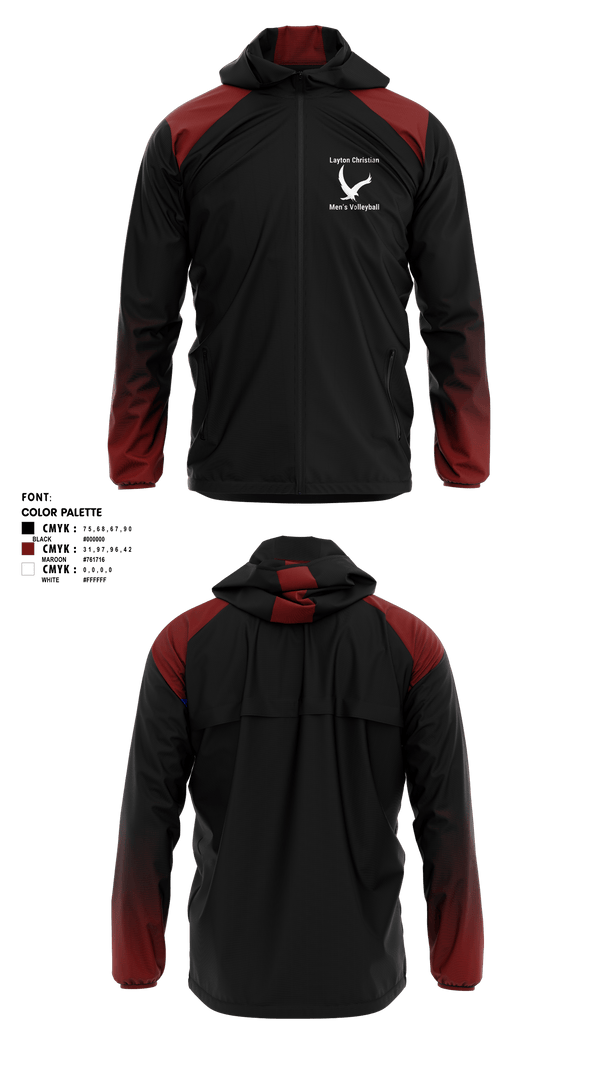 Windbreaker, Eagles, Men's Volleyball, Teamtime, Team time, sublimation, custom sports apparel, team uniforms, spirit wear, spiritwear, sports uniforms, custom shirts, team store, custom team store, fundraiser sports, apparel fundraiser