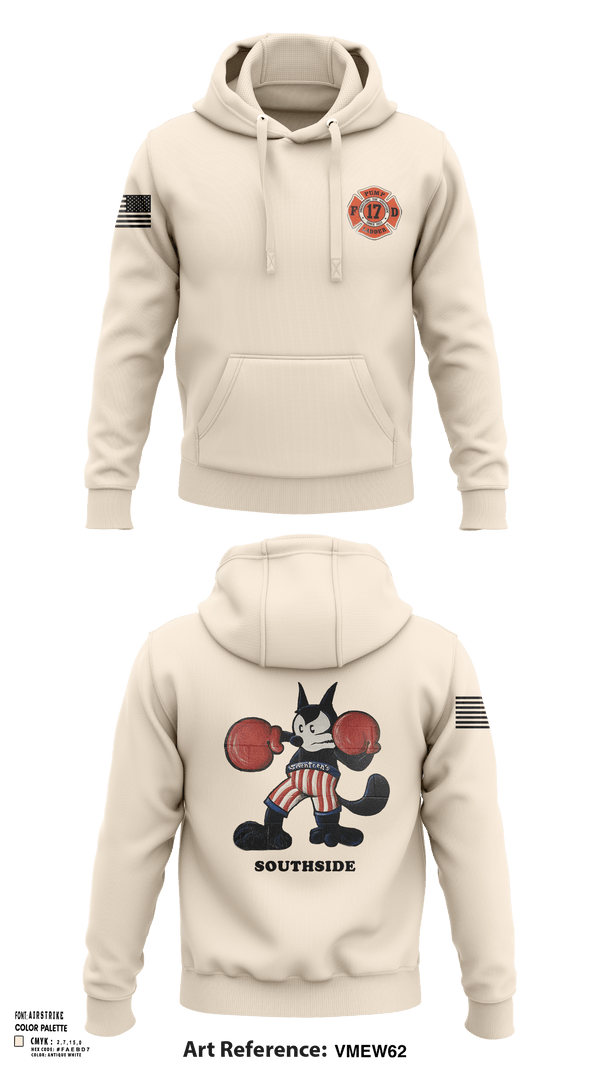 Hoodie, Station 17, Fire Department, Teamtime, Team time, sublimation, custom sports apparel, team uniforms, spirit wear, spiritwear, sports uniforms, custom shirts, team store, custom team store, fundraiser sports, apparel fundraiser