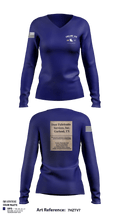 526th TFS 89868786 Women's Long Sleeve V-neck Shirt - 1