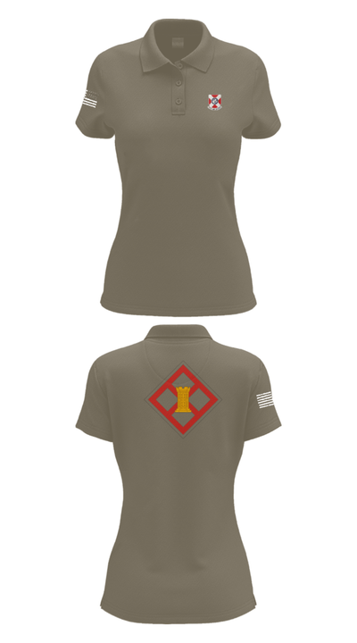 322 EN CO 78739236 Women's Short Sleeve Performance Polo  - 75