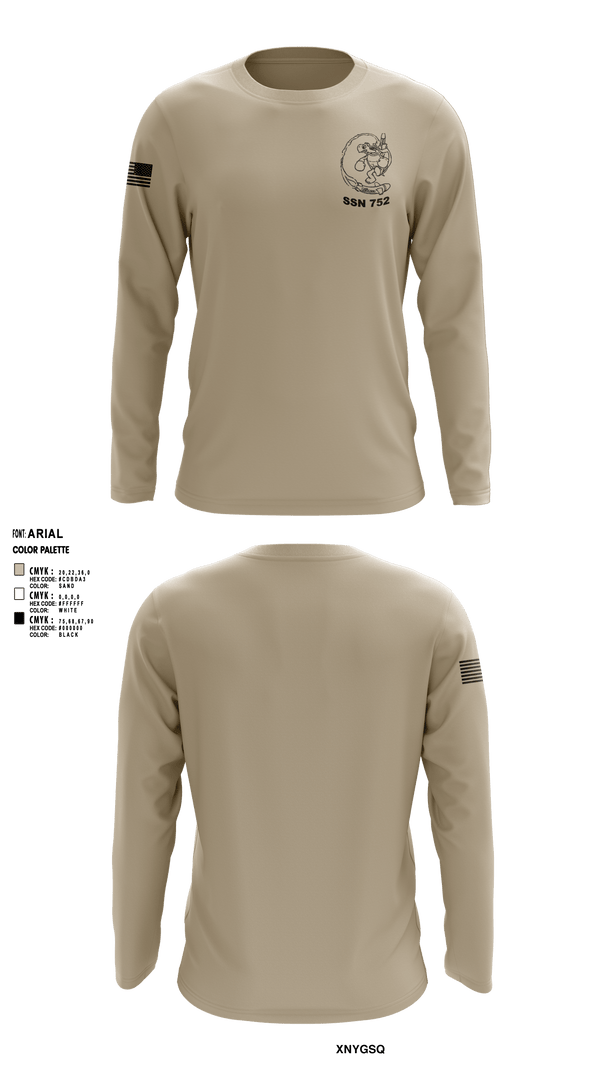 Long Sleeve Performance Shirt, USS PASADENA, Navy, Teamtime, Team time, sublimation, custom sports apparel, team uniforms, spirit wear, spiritwear, sports uniforms, custom shirts, team store, custom team store, fundraiser sports, apparel fundraiser
