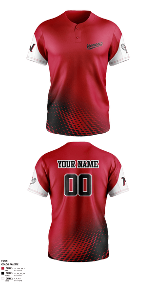 Two Button Softball Jersey, NEMESISOCS 117th RTI, Softball, Teamtime, Team time, sublimation, custom sports apparel, team uniforms, spirit wear, spiritwear, sports uniforms, custom shirts, team store, custom team store, fundraiser sports, apparel fundraiser
