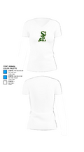Saint Edward High School Volleyball 61999395 Women's Short Sleeve V-neck Shirt - 18