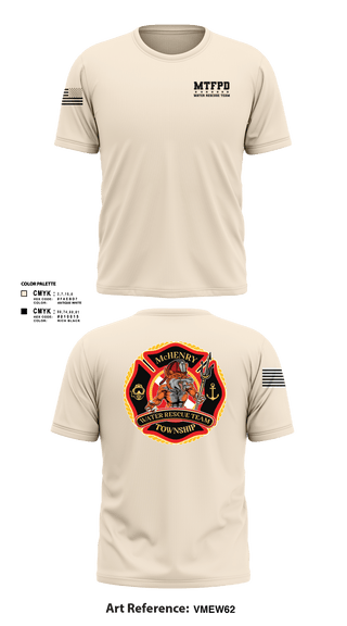 Short Sleeve Performance Shirt, MTFPD Water Rescue Teams, Fire Department, Teamtime, Team time, sublimation, custom sports apparel, team uniforms, spirit wear, spiritwear, sports uniforms, custom shirts, team store, custom team store, fundraiser sports, apparel fundraiser