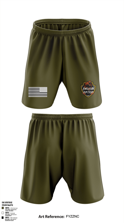 Athletic Shorts With Pockets, 13TH Missile Defense BatteryB/3-6 ADA BNBravo Bulldawgs, Army, Teamtime, Team time, sublimation, custom sports apparel, team uniforms, spirit wear, spiritwear, sports uniforms, custom shirts, team store, custom team store, fundraiser sports, apparel fundraiser