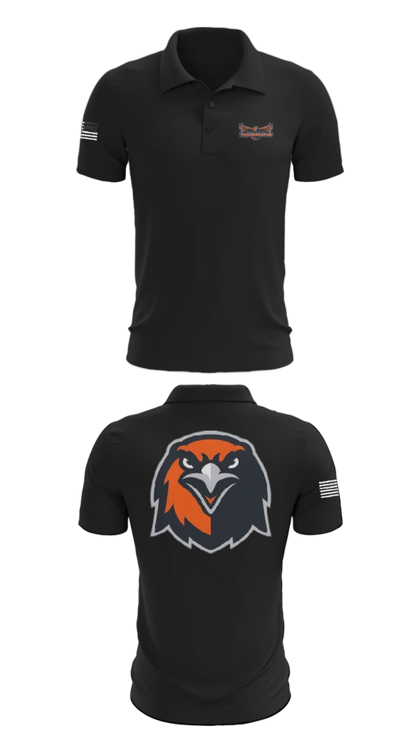 Short Sleeve Performance Polo, Thunderhawks, Baseball, Teamtime, Team time, sublimation, custom sports apparel, team uniforms, spirit wear, spiritwear, sports uniforms, custom shirts, team store, custom team store, fundraiser sports, apparel fundraiser