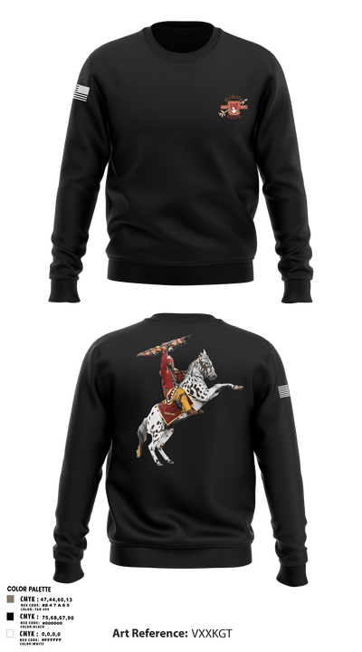 FSU ROTC 91512873 Crew Neck Sweatshirt - 3