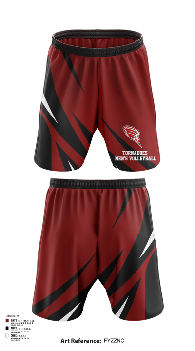 Tornadoes 86564935 Athletic Shorts With Pockets - 2