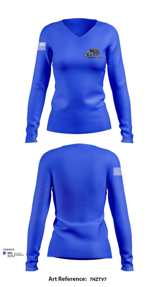 Women's Long Sleeve Vneck Shirt, NTFTF, , Teamtime, Team time, sublimation, custom sports apparel, team uniforms, spirit wear, spiritwear, sports uniforms, custom shirts, team store, custom team store, fundraiser sports, apparel fundraiser