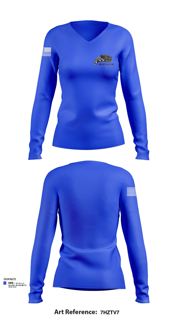Women's Long Sleeve Vneck Shirt, NTFTF, , Teamtime, Team time, sublimation, custom sports apparel, team uniforms, spirit wear, spiritwear, sports uniforms, custom shirts, team store, custom team store, fundraiser sports, apparel fundraiser