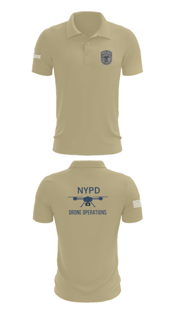 Short Sleeve Performance Polo, NYPD TARU, Police, Teamtime, Team time, sublimation, custom sports apparel, team uniforms, spirit wear, spiritwear, sports uniforms, custom shirts, team store, custom team store, fundraiser sports, apparel fundraiser