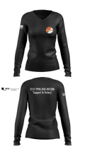 Co D 199TH BSB RECON 1334677 Women's Long Sleeve V-neck Shirt - 5