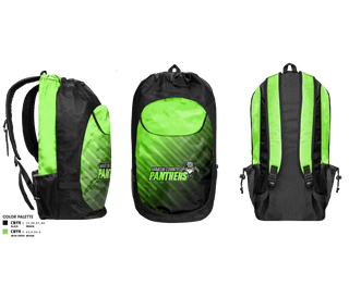 Gear Bag, Martin County Panthers Football And Cheer, Football, Teamtime, Team time, sublimation, custom sports apparel, team uniforms, spirit wear, spiritwear, sports uniforms, custom shirts, team store, custom team store, fundraiser sports, apparel fundraiser